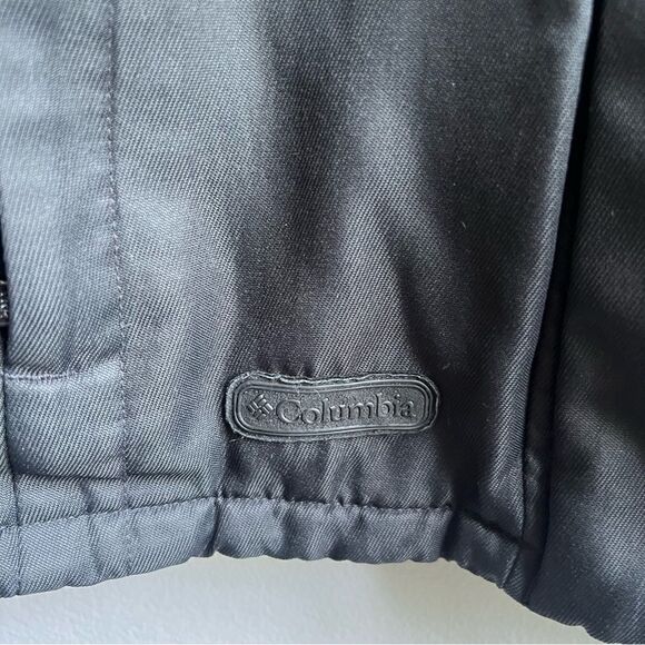 Columbia Women’s Weatherproof Black Moto Jacket with Hidden Hood Size Small - Picture 5 of 13